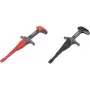 Conjunto de pinças de segurança VOLTCRAFT conector fêmea 4 mm CAT III 1000 V, CAT IV 600 V preto/vermelho MSK-115 (VC-8308585)