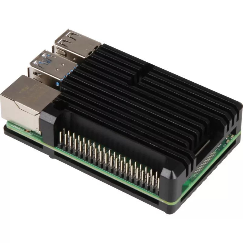 Raspberry Pi RB-ALUCASEP4+07 preto