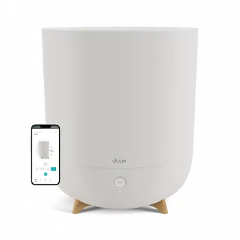 Duux | Neo | Humidificador inteligente | Capacidade do depósito de água 5 L | Adequado para divisões até 50 m² | Ultrassónico | Capacidade de humidificação 500 ml/h | Greige