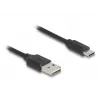 Cabo USB DeLOCK 90133 USB 2.0 0,8 m preto