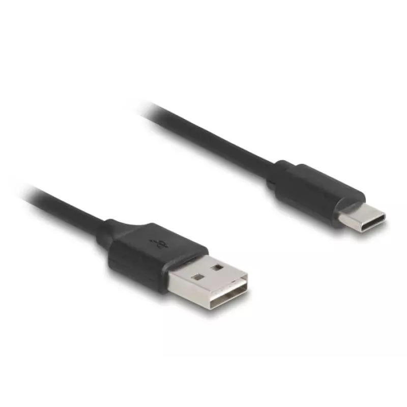 Cabo USB DeLOCK 90133 USB 2.0 0,8 m preto