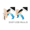 Cabo USB DeLOCK 83857 USB 2.0 3 m USB A Micro-USB B Preto
