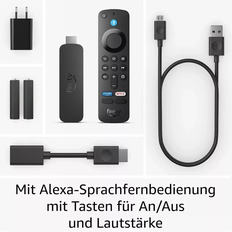 Amazon Fire TV Stick 4K Plus com suporte para Wi-Fi 6 e streaming em Dolby Vision/Atmos e HDR10+