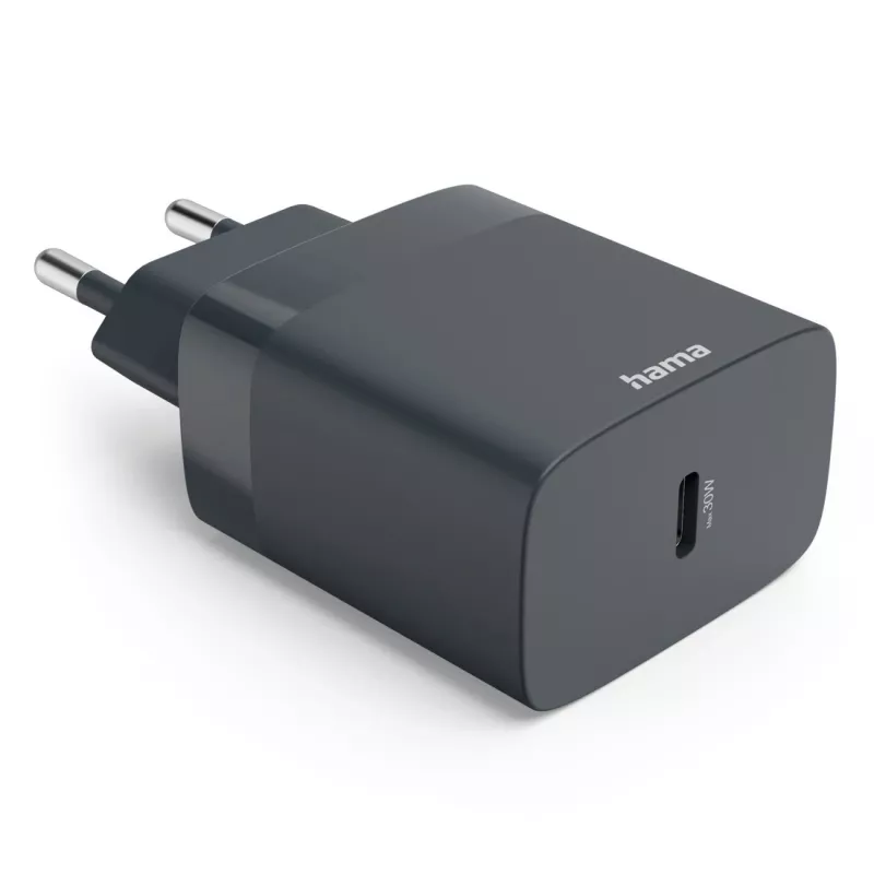 Hama 00086442 carregador para dispositivos móveis smartphone cinzento AC carregamento rápido interior