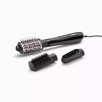 Escova de ar quente BABYLISS Style Smooth 1000 Airflow AS128E, 1000 W, preto, 3 escovas, tecnologia iónica, termostato ajustável