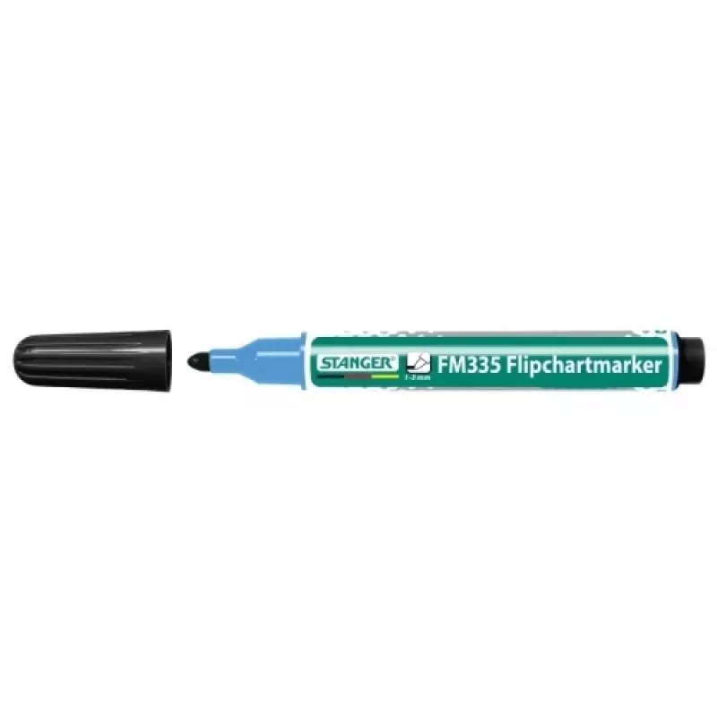 Marcador de flipchart STANGER 335, 1-3 mm, preto, 1 unid. 713000