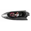 Lancheira rápida radiocomandada Amewi Stingray Jet Drive 335mm RTR, aspeto carbono