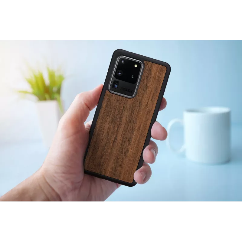 Capa para telemóvel Man and Wood para Samsung Galaxy S20 Ultra — preto Koala