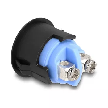 Botão de pressão DELOCK 22044 16 mm com 2 terminais de parafuso