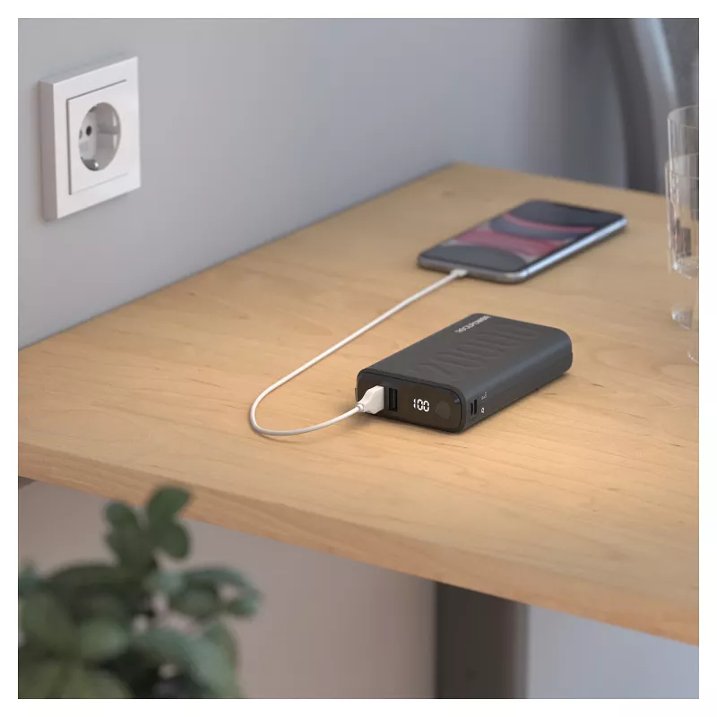 Powerbank RealPower PB-20000 PD preto (323369)