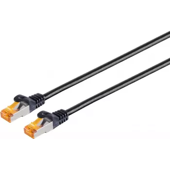Cabo de rede S/CONN 08-26075 preto 10 m Cat6a S/FTP