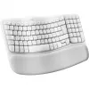 Teclado Logitech Ergo Series Wave Keys para Mac - Sem fios - Bluetooth LE - AZERTY - Francês - Branco quebrado (920-012406)