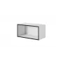 Armário de arrumação aberto Cama ROCO RO4 75/37/37 branco/preto