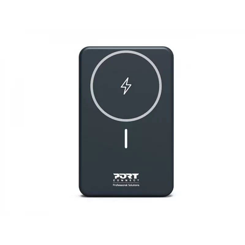 Powerbank Port Designs 907005 10000 mAh carregamento sem fios preto