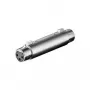 Wentronic XLR 009 Adaptador, XLR de 3 pinos fêmea para fêmea (27459)