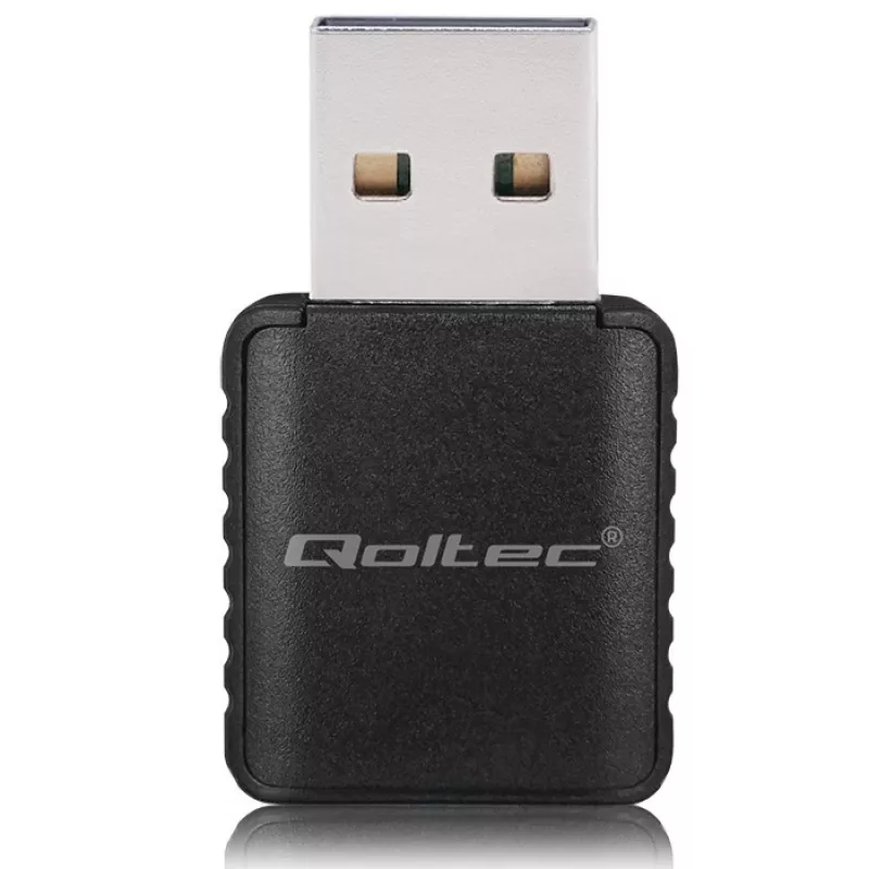 Adaptador USB sem fios QOLTEC 56988 Dual Band 1300Mbps USB 3.0