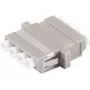 Adaptador de fibra ótica S/CONN 07-60044 LC bege multimodo 1 unid.