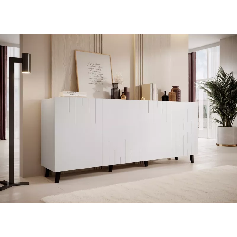 Cómoda BARI 200x42x82 branco mate