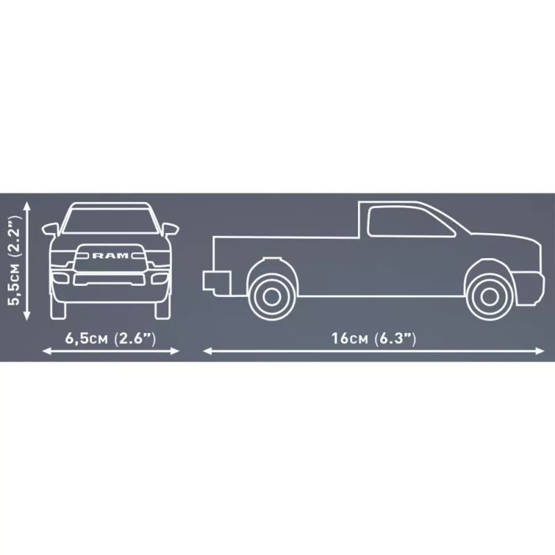 Brinquedo de construção Cobi RAM 2500 kit de modelo 2-em-1, COBI-24610
