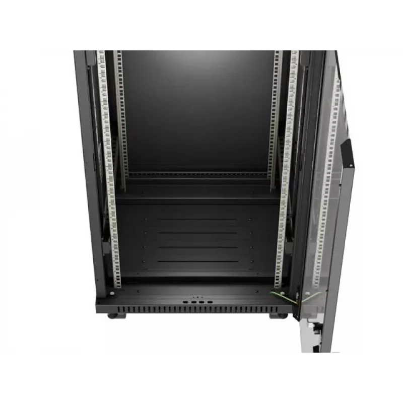 Armário rack autónomo LANBERG FF01-6624-12BL 24U 19 polegadas 600×600 mm, IP20, 1200 kg, preto