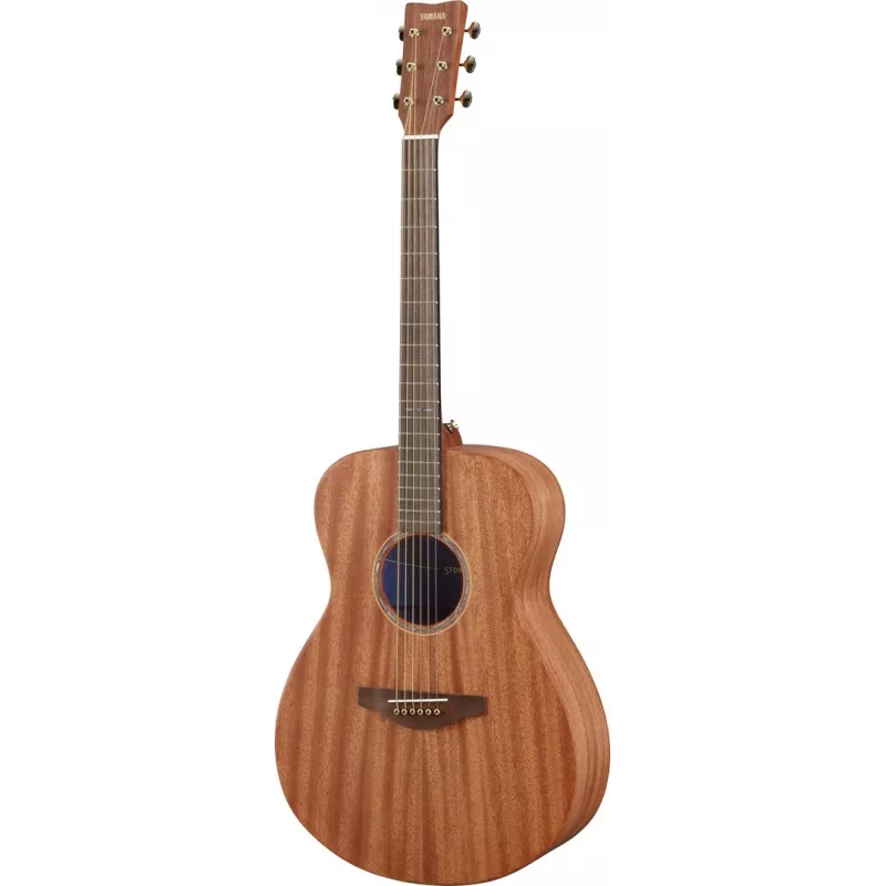 Guitarra acústica YAMAHA STORIA II 6 cordas Blue Wood – tampo/fundo/ilhas em mogno, braço em nato, escala em nogueira