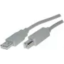 Cabo USB ShiverPeaks BS77023 3m USB 2.0 A para B cinzento