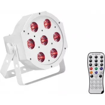 Luminária de chão LED EUROLITE SLS-7 HCL branco – candeeiro de chão LED com função HCL, acabamento branco