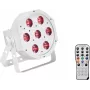 Luminária de chão LED EUROLITE SLS-7 HCL branco – candeeiro de chão LED com função HCL, acabamento branco