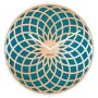 Relógio de parede NeXtime 3149tq Sun Large, Ø50 cm, turquesa