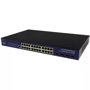 Switch de rede ALLNET ALL-SG8428v2FPM-10G — 24+4 portas, PoE, uplinks 10G