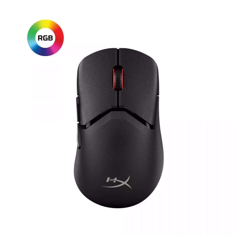 Rato gaming HyperX Pulsefire Saga Pro sem fios (preto)