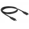 Cabo USB DeLOCK 85533 USB 3.2 Gen 1 1m USB C preto