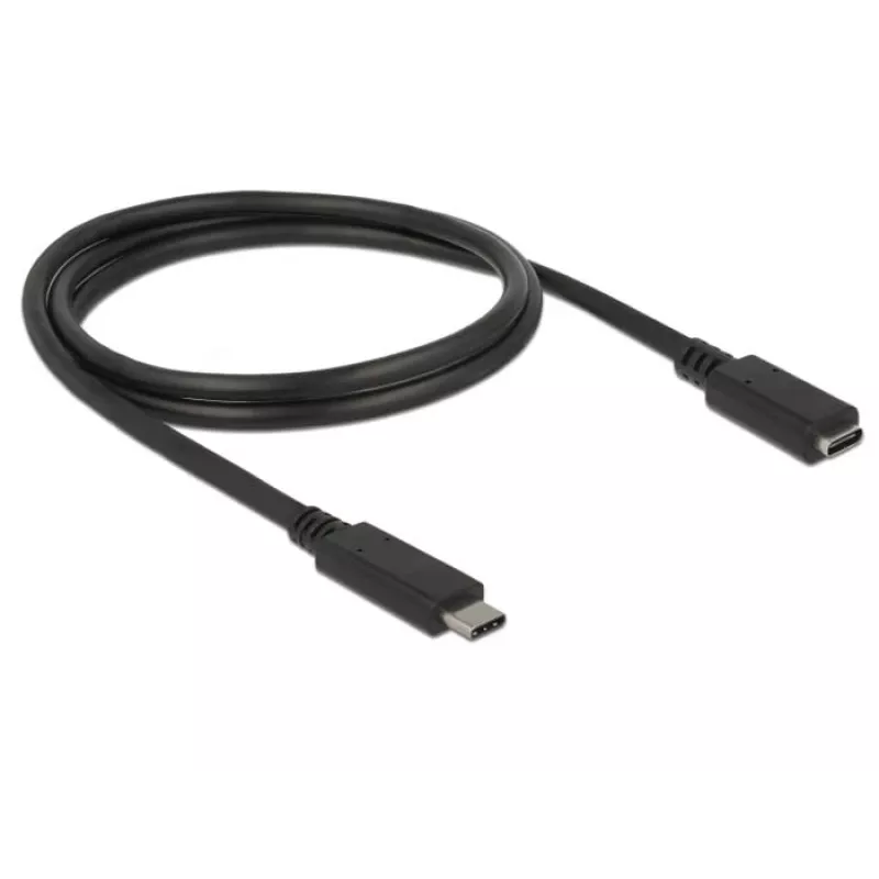 Cabo USB DeLOCK 85533 USB 3.2 Gen 1 1m USB C preto