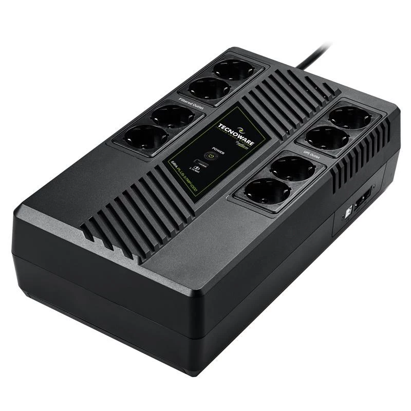 Tecnoware Era Plus Strip 1000 FGCERAPLS1002SCH UPS, 1000 VA, saídas protegidas de 10A