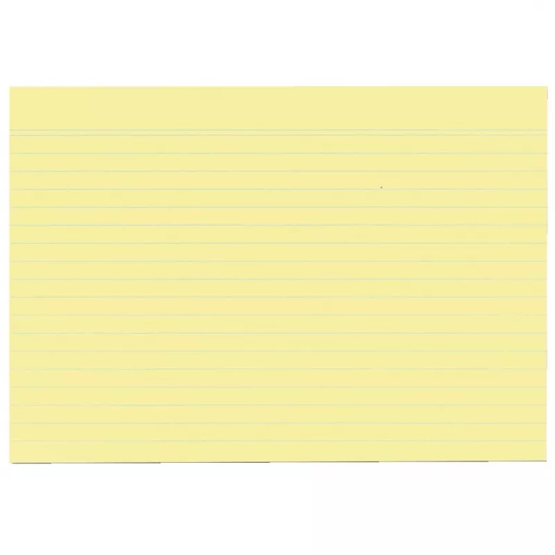 Ficha Herlitz 1150515 amarelo 1 unid.