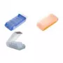 helit caixa de cartões de aprendizagem BeeBox, A8, base: azul-transparente tampa: transparente-branco, de poliestireno, tampa de dupla utilização (H6901030)