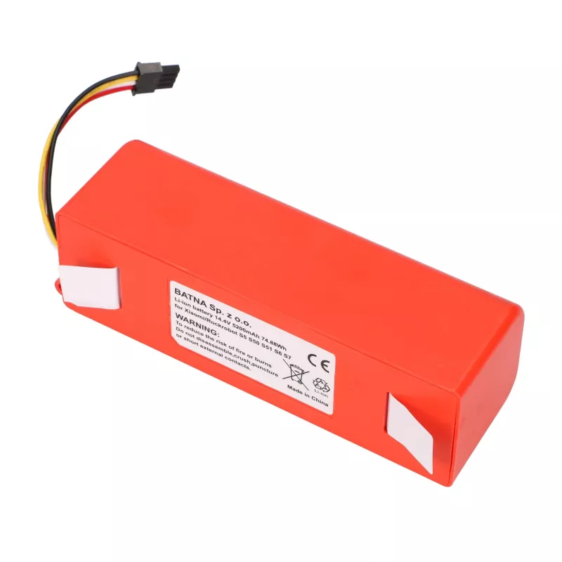 Bateria de substituição para aspirador Xiaomi Mi Robot / Roborock S50 S55, 14,4 V 5200 mAh