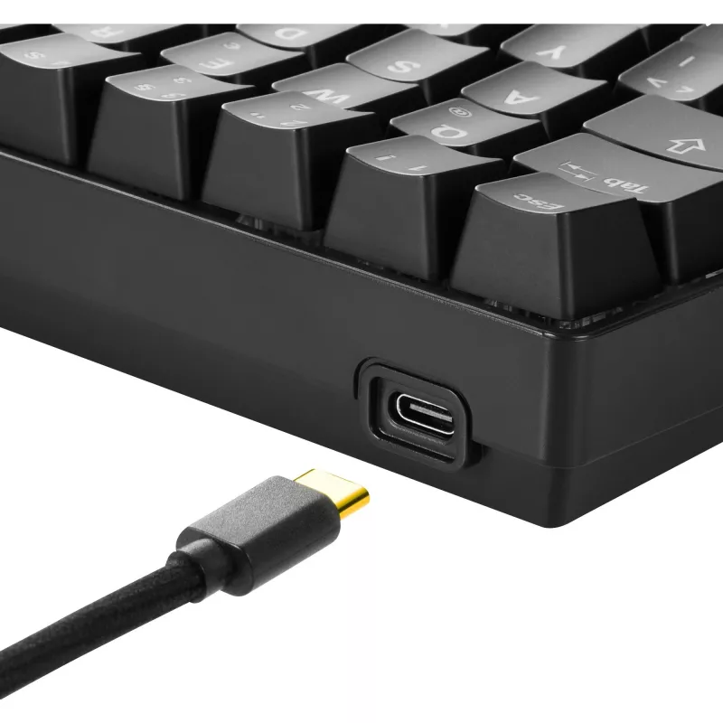 Teclado Gaming Sharkoon SKILLER SGK50 S4 USB QWERTZ Alemão preto