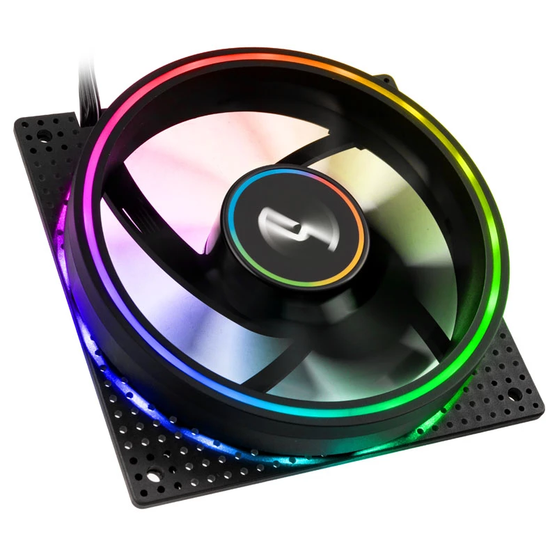 Cryorig Crona S CR-XRS3 PWM ARGB ventoinha de caixa (3 un.), 120 mm, preta