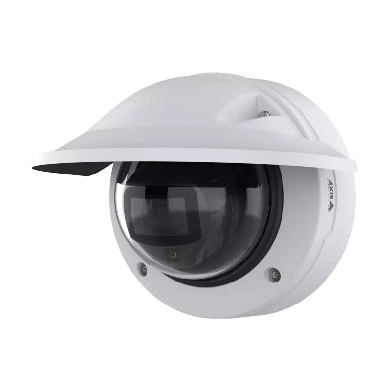 Câmara de vigilância IP Axis P3278-LVE — dome, 3840×2160, interior e exterior, montagem em teto/parede, CMOS 1/1,8 polegadas, 0,03 lx, 103° H