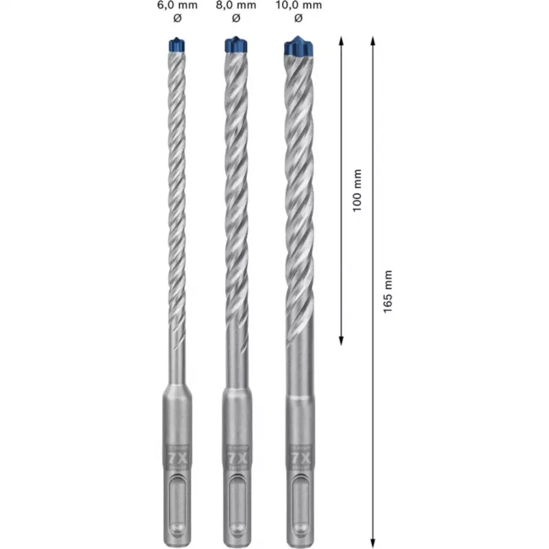 Bosch 2 608 900 196 broca martelo 3 unid.