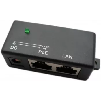 Injetor PoE Extralink 1 porta 100 Mbit/s RJ45
