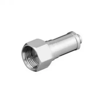 Ficha F DC-Block - resistência de terminação de 75 Ohm
