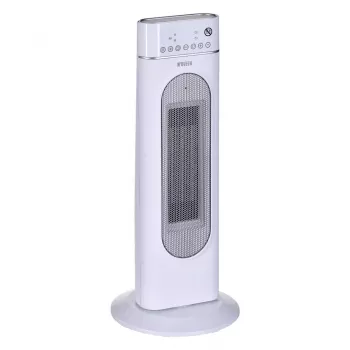 Aquecedor elétrico cerâmico NOVEEN PTC3000, 2000 W (1200 W mín.), indicador LED, temporizador, comando, oscilação, branco