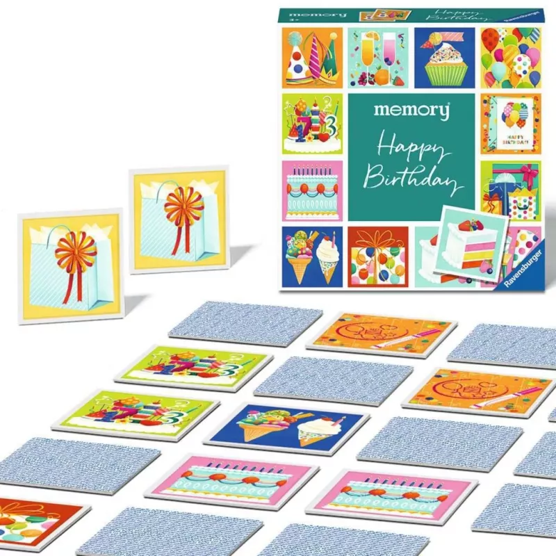 memory moments - Feliz Aniversário, jogo de memória