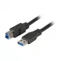 Cabo USB Efb K5236.1,8 preto