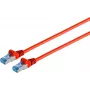 Cabo de rede S/CONN 75725-R vermelho 15 m Cat6a S/FTP