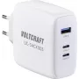 Carregador USB VOLTCRAFT GaN VC-13079915 para interiores corrente de saída (máx.) 5 A 3 x USB-C®, USB-A USB Power Delivery (USB-PD) (VC-13079915)