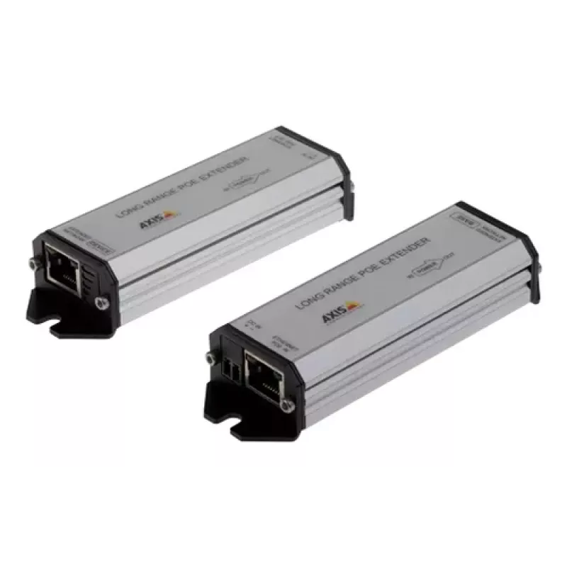 AXIS kit extensor PoE de longo alcance - repetidor - LAN 100 Mb - 10Base-T, 100Base-TX - RJ-45 / RJ-45 - até 1 km