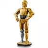 LEGO figura construível Star Wars C-3PO modelo 75398 — 1.138 peças, peça de colecionador para exposição de 380 mm